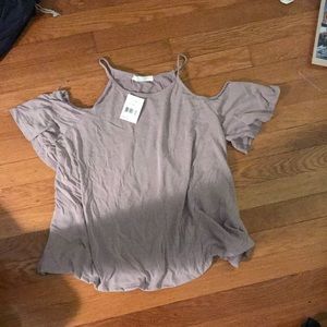 NEVER WORN lilac off the shoulder